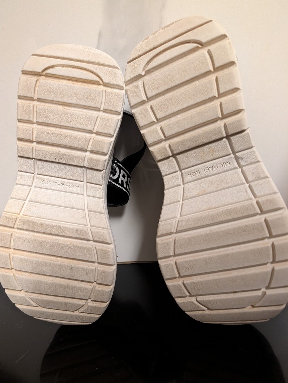 Michael Kors Peggy Sport Platform Sandals Size 8.5 Used Exc - Picture 8 of 10